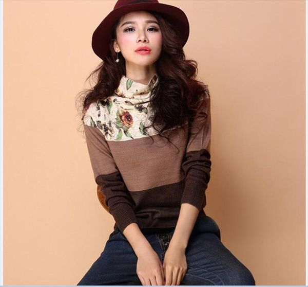 new style autumn winter womens floral pullover sweater slim turtleneck flowers printing sweater drop shipping good quality, White;black
new style autumn winter womens floral pullover sweater slim turtleneck flowers printing sweater drop shipping good quality, White;black