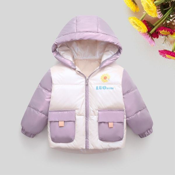 off season down jacket boys girls baby winter wear medium and large color matching thickened children's bright, Blue;gray
off season down jacket boys girls baby winter wear medium and large color matching thickened children's bright, Blue;gray