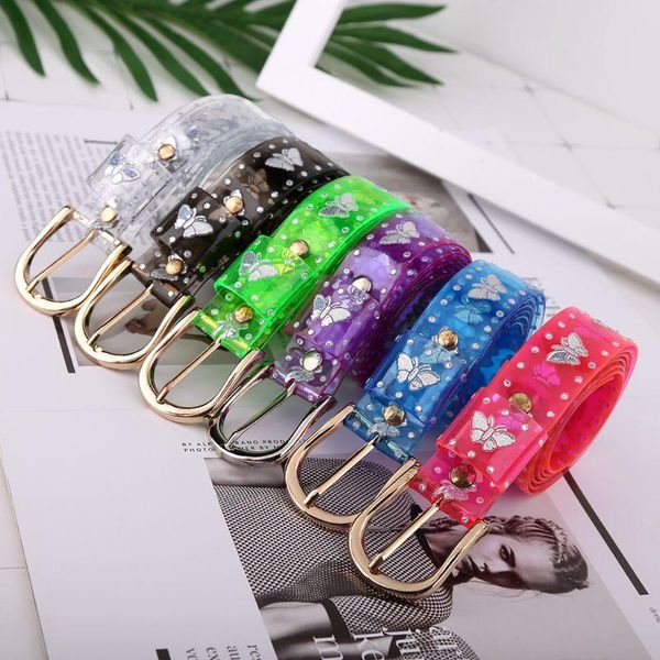 colorful and transparent belts women girls 2020 sweet candy color laser butterfly belt women dress transparent jelly waist belt, Black;brown
colorful and transparent belts women girls 2020 sweet candy color laser butterfly belt women dress transparent jelly waist belt, Black;brown