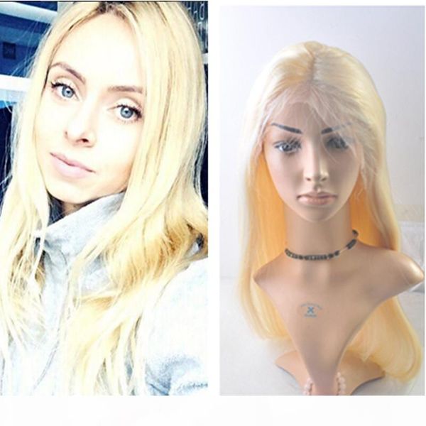 #613 blonde virgin brazilian human hair full lace wigs 100 glueless full hand tied wig with baby hair brazilian straight wigs, Black;brown
#613 blonde virgin brazilian human hair full lace wigs 100 glueless full hand tied wig with baby hair brazilian straight wigs, Black;brown