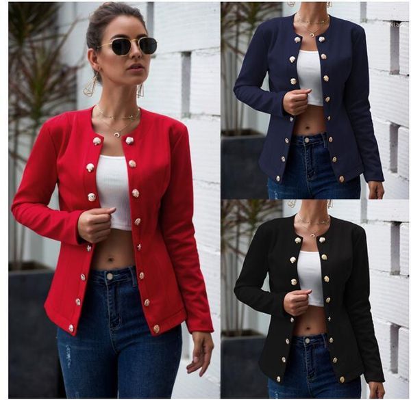 women short blazer jacket spring autumn long sleeve suits button feminino office blazer coats ladies clothing streetwear1, White;black
women short blazer jacket spring autumn long sleeve suits button feminino office blazer coats ladies clothing streetwear1, White;black