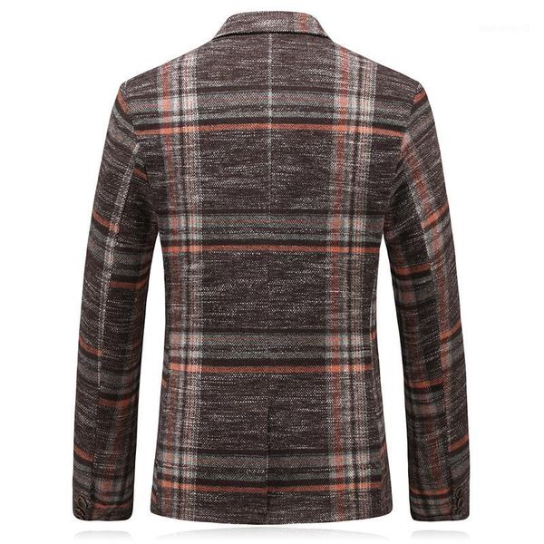 men's suits & blazers autumn winter models classic retro plaid suit jacket fashion slim men casual dress blazer gray brown quality busi, White;black
men's suits & blazers autumn winter models classic retro plaid suit jacket fashion slim men casual dress blazer gray brown quality busi, White;black