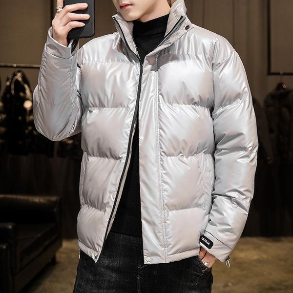 2020 men's down coat stand collar glossy zipper long sleeve thick warm wind proof outdoor joker casual fashion male overcoat, Black
2020 men's down coat stand collar glossy zipper long sleeve thick warm wind proof outdoor joker casual fashion male overcoat, Black
