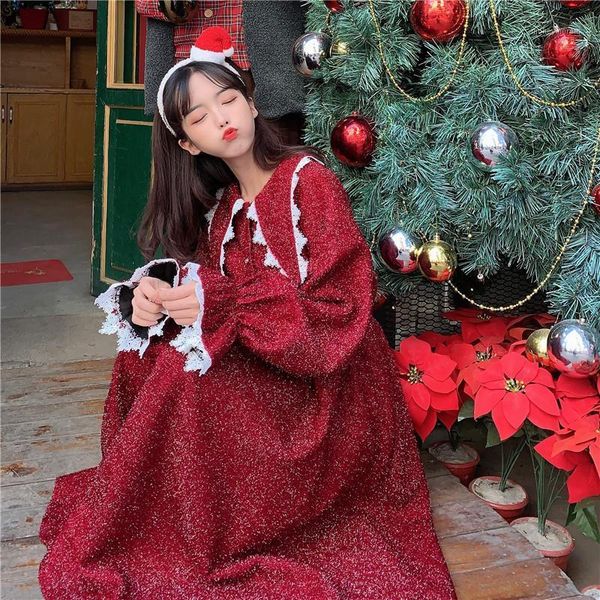 casual dresses luck a red christmas dress women autumn elegant retro party midi female french sweet sequin fall clothing1, Black;gray
casual dresses luck a red christmas dress women autumn elegant retro party midi female french sweet sequin fall clothing1, Black;gray