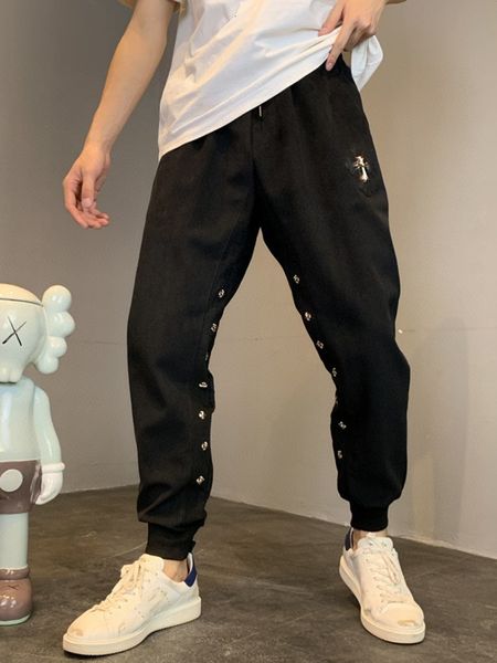 light luxury fashion brand crosin cross willow прибил осень зима 2020 повседневные брюки мужские плюшевые и утолщенные леггинсы, Black
light luxury fashion brand crosin cross willow прибил осень зима 2020 повседневные брюки мужские плюшевые и утолщенные леггинсы, Black