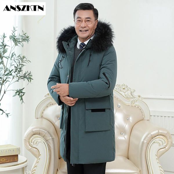 men's down & parkas anszktn fashion hooded coats windproof outerwear warm middle age men fur collar casual hoodedman clothing, Black
men's down & parkas anszktn fashion hooded coats windproof outerwear warm middle age men fur collar casual hoodedman clothing, Black