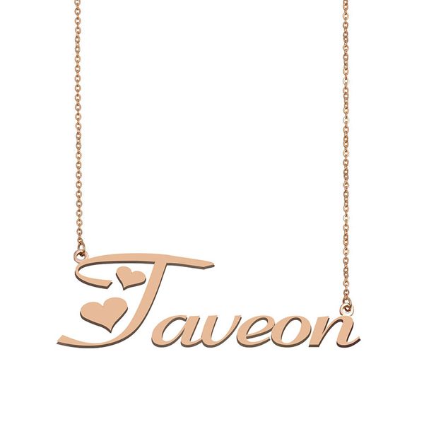 Taveon Name Necklace Custom Nameplate Pendant for Women Girls Birthday Gift Kids Best Friends Jewelry 18k Gold Plated Stainless Steel, Silver
Taveon Name Necklace Custom Nameplate Pendant for Women Girls Birthday Gift Kids Best Friends Jewelry 18k Gold Plated Stainless Steel, Silver