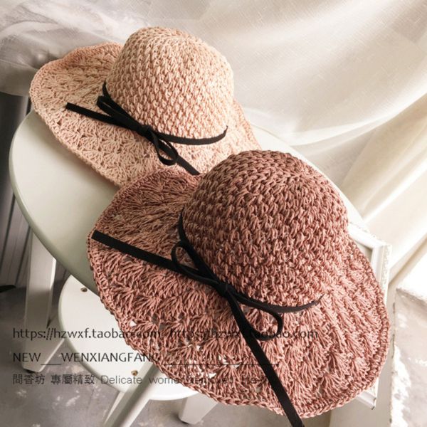 women summer knit straw hat fashion wide brim casual travel beach sun hat sunscreen uv protection panama bow cap c0123, Blue;gray
women summer knit straw hat fashion wide brim casual travel beach sun hat sunscreen uv protection panama bow cap c0123, Blue;gray