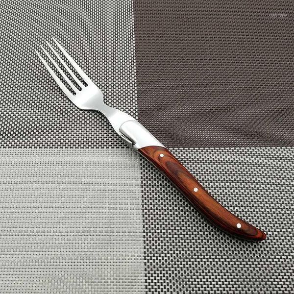 8.6'' long handle style dinner forks stainless steel dinnerware cutlery four times steak fork set solid wooden forks1
8.6'' long handle style dinner forks stainless steel dinnerware cutlery four times steak fork set solid wooden forks1