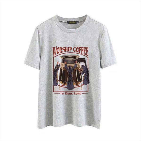 vintage 80s harajuku kawaii streetwear tumblr 90s female t shirt worship coffee printed shirt women funny t shirt women, White
vintage 80s harajuku kawaii streetwear tumblr 90s female t shirt worship coffee printed shirt women funny t shirt women, White