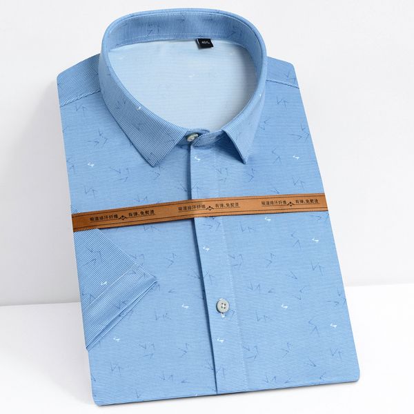 summer casual men short sleeve printed shirts pocket-less design standard-fit comfortable soft stretch thin plaid striped shirt 1022, White;black
summer casual men short sleeve printed shirts pocket-less design standard-fit comfortable soft stretch thin plaid striped shirt 1022, White;black