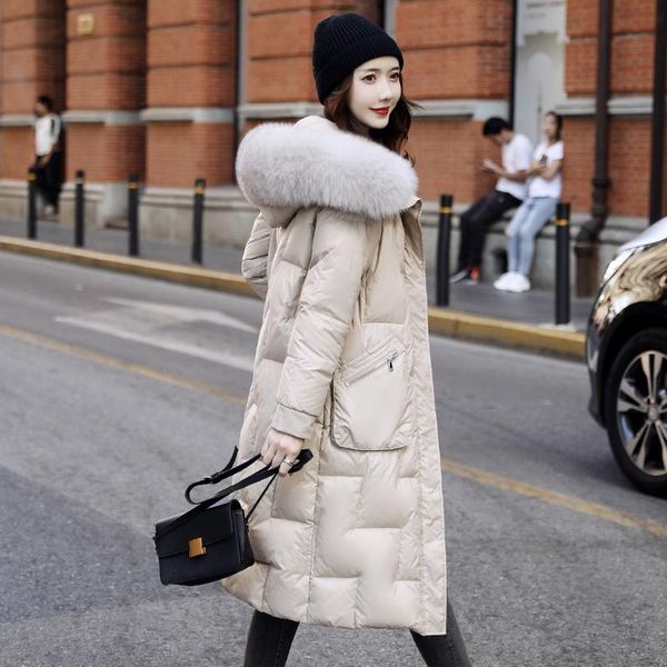women's down & parkas fashion high street jacket 90% white duck female winter warm coats femmes manteaux zjt1285, Black
women's down & parkas fashion high street jacket 90% white duck female winter warm coats femmes manteaux zjt1285, Black