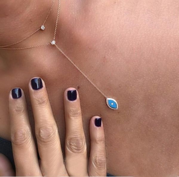 высокое качество подлинного 925 серебряных женщин elegent цепи двойной слой сглаз choker ожерелье lariat чувствительная эмаль турецкий, Silver
высокое качество подлинного 925 серебряных женщин elegent цепи двойной слой сглаз choker ожерелье lariat чувствительная эмаль турецкий, Silver