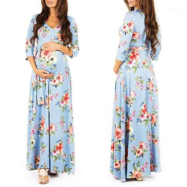 maternity dresses floral print bottoming clothes for pregnant women dress belt v-neck pregnancy vestidos mother wear1, White
maternity dresses floral print bottoming clothes for pregnant women dress belt v-neck pregnancy vestidos mother wear1, White