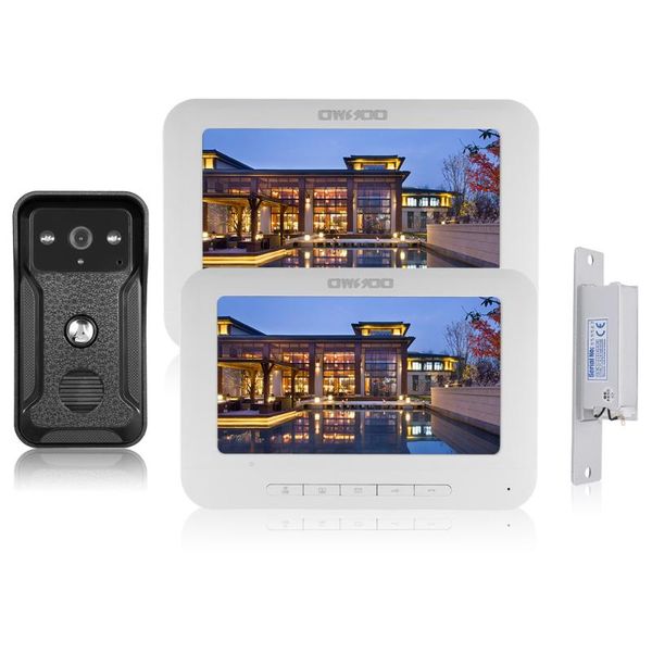 video door phones owsoo 7 inch wired doorbell lock 2indoor monitor ir-cut outdoor camera visual intercom remote unlock phone
video door phones owsoo 7 inch wired doorbell lock 2indoor monitor ir-cut outdoor camera visual intercom remote unlock phone