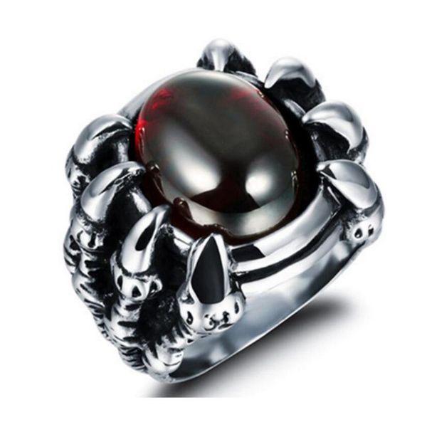 mens boys ring punk dragon claw red cz cubic zirconia tone 316l stainless steel ring, Slivery;golden
mens boys ring punk dragon claw red cz cubic zirconia tone 316l stainless steel ring, Slivery;golden