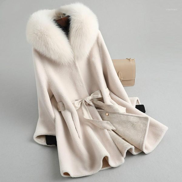 fur collar real fur coat female 100% wool jacket autumn winter coat women clothes 2019 koreansheep shearling zt47811, Black
fur collar real fur coat female 100% wool jacket autumn winter coat women clothes 2019 koreansheep shearling zt47811, Black