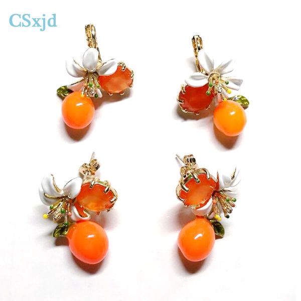 csxjd provence oranges flower series enamel glaze elegant fresh white flower earrings 210202, Golden;silver
csxjd provence oranges flower series enamel glaze elegant fresh white flower earrings 210202, Golden;silver