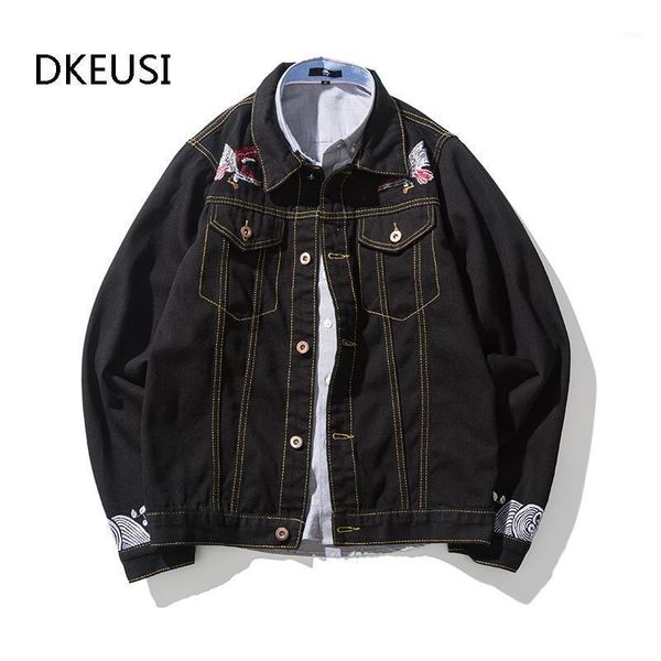 dekusi 2018 male cowboy enlarge embroidered clothes denim jacket casual masculina chaqueta hombre casaco masculino coat1, Black;brown
dekusi 2018 male cowboy enlarge embroidered clothes denim jacket casual masculina chaqueta hombre casaco masculino coat1, Black;brown