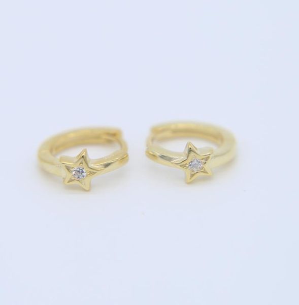 hoop & huggie 2021 s925 gold color earrings with five pointed star flower design small fine jewelry for women wedding gifts, Golden;silver
hoop & huggie 2021 s925 gold color earrings with five pointed star flower design small fine jewelry for women wedding gifts, Golden;silver