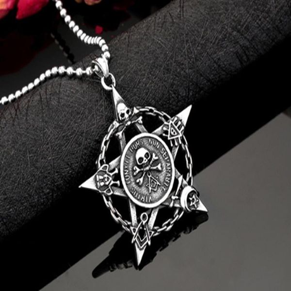 fashion vintage pentagram pendant necklace for men pirate coin skull eye male vintage jewelry fashion vintage wmtaya bdesybag, Bronze;silver
fashion vintage pentagram pendant necklace for men pirate coin skull eye male vintage jewelry fashion vintage wmtaya bdesybag, Bronze;silver