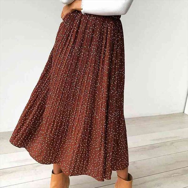 white dots floral print pleated midi skirt women elastic high waist side pockets skirts summer elegant female bottom, Black
white dots floral print pleated midi skirt women elastic high waist side pockets skirts summer elegant female bottom, Black