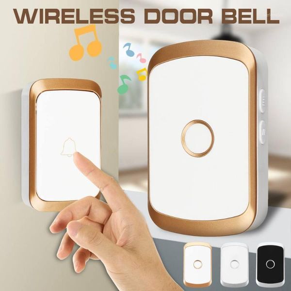 1set wireless doorbell 350m remote call waterproof smart door bell 110v 220v eu/uk/us plug universal music doorbell1
1set wireless doorbell 350m remote call waterproof smart door bell 110v 220v eu/uk/us plug universal music doorbell1