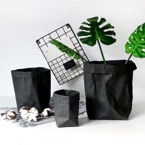 washable kraft paper storage container decorative reusable paper bag organizer flowerpot cover toy home decoration a351
washable kraft paper storage container decorative reusable paper bag organizer flowerpot cover toy home decoration a351