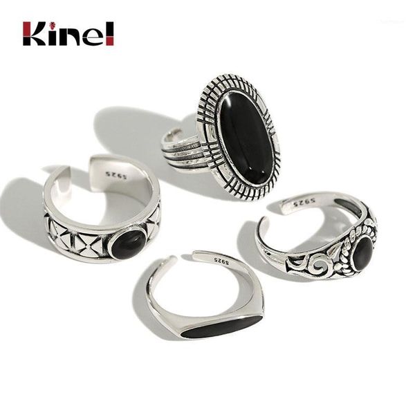 kinel genuine 925 sterling silver vintage enamel open finger rings for women 2020 new korea style 925 silver ring jewelry1, Golden;silver
kinel genuine 925 sterling silver vintage enamel open finger rings for women 2020 new korea style 925 silver ring jewelry1, Golden;silver