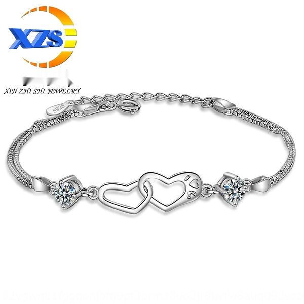 heart ornament high grade heart-shaped bracelet zircon bracelet for female korean version of xiaoqing novice jewelry dlnah, Golden;silver
heart ornament high grade heart-shaped bracelet zircon bracelet for female korean version of xiaoqing novice jewelry dlnah, Golden;silver