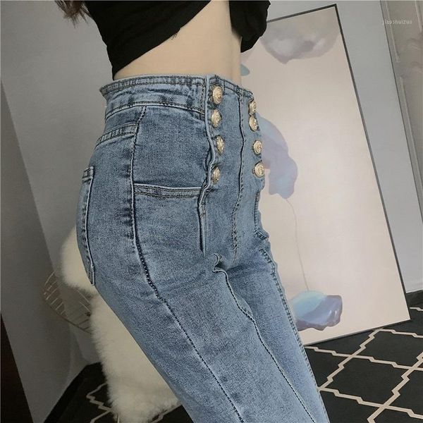 high waist women's jeans denim pants double breasted slim stretch bodycon pencil pants elastic tight legged women skinny jeans1, Blue
high waist women's jeans denim pants double breasted slim stretch bodycon pencil pants elastic tight legged women skinny jeans1, Blue