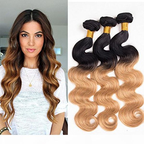 ombre brazilian human hair extensions two tone color 1b 27# blonde 7a ombre peruvian malaysian indian cambodian body wave hair weave bundles, Black;brown
ombre brazilian human hair extensions two tone color 1b 27# blonde 7a ombre peruvian malaysian indian cambodian body wave hair weave bundles, Black;brown