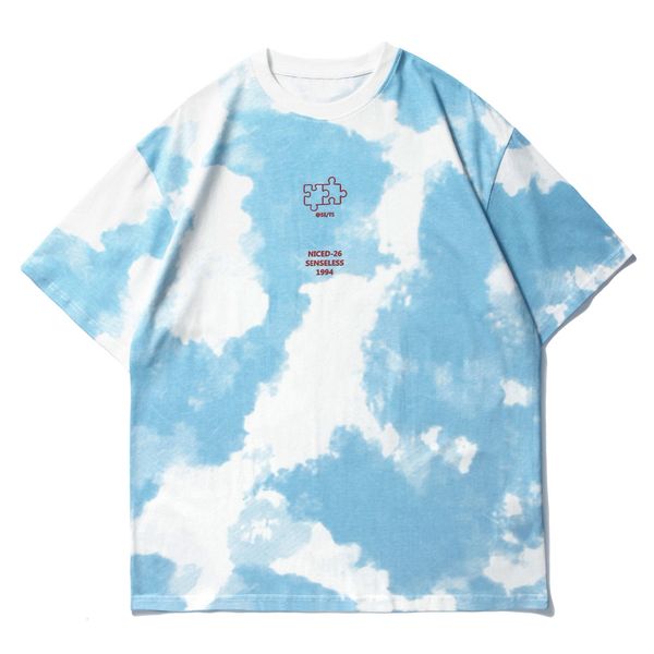 new hip hop tie dye t-shirt streetwear letter puzzle printed tshirt 2021 men summer sky t shirt harajuku cotton short sleeve tee ur0w, White;black
new hip hop tie dye t-shirt streetwear letter puzzle printed tshirt 2021 men summer sky t shirt harajuku cotton short sleeve tee ur0w, White;black
