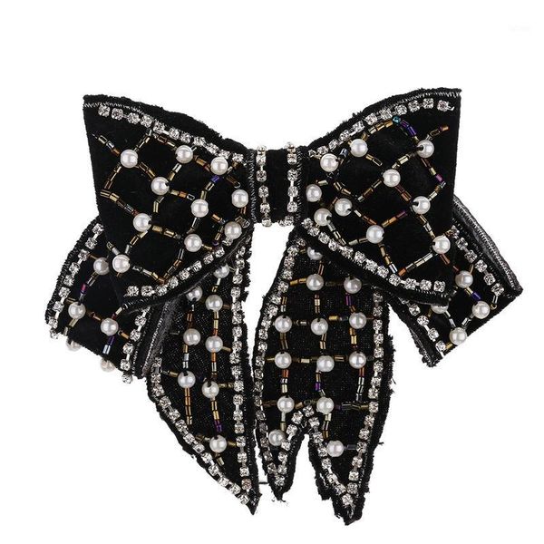 elegant pearls bow tie ladies fashion new korean style shiny temperament 12*15cm banquet party accessories bowknot1, Blue;purple
elegant pearls bow tie ladies fashion new korean style shiny temperament 12*15cm banquet party accessories bowknot1, Blue;purple