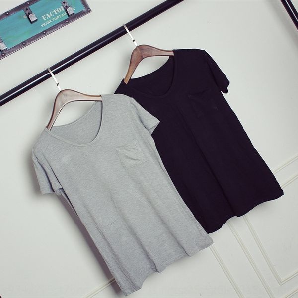 pizmd fashion bottoming wear tshirtcolor casual pocket v-neck modal solid t-shirt new shirt short sleeve women 0mpop, White
pizmd fashion bottoming wear tshirtcolor casual pocket v-neck modal solid t-shirt new shirt short sleeve women 0mpop, White