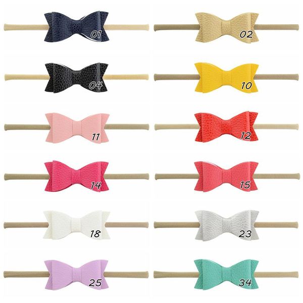 12pcs/lot 3inch boutique leather bowknot nylon headband elastic hairbands kids small bow hair accessories 809 q wmtoyg
12pcs/lot 3inch boutique leather bowknot nylon headband elastic hairbands kids small bow hair accessories 809 q wmtoyg