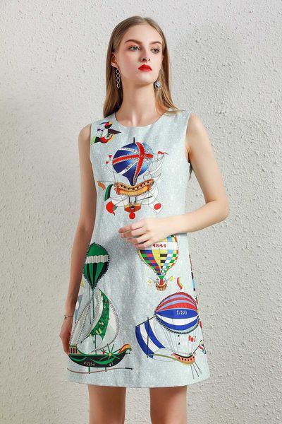 514 xl 2020 runway dress prom fashion sleeveless sequins crew neck beads flora print womens clothes brand same style sh, Black
514 xl 2020 runway dress prom fashion sleeveless sequins crew neck beads flora print womens clothes brand same style sh, Black
