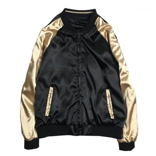 women's jackets autumn reversible female fashion stand collar embroidery casual loose fit lady bomber jacket plus size1, Black;brown
women's jackets autumn reversible female fashion stand collar embroidery casual loose fit lady bomber jacket plus size1, Black;brown