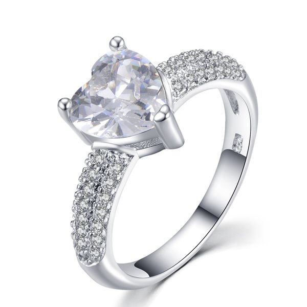 heart shaped ring hearts and arrows diamond solid sterling silver women wedding engagement jewelry lasting forever, Slivery;golden
heart shaped ring hearts and arrows diamond solid sterling silver women wedding engagement jewelry lasting forever, Slivery;golden