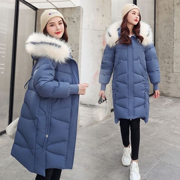 chic long fur coat women hooded bakery oversize winter down coat heavy jacket thick warm cotton padded wadded parkas big pocket 201119, Black
chic long fur coat women hooded bakery oversize winter down coat heavy jacket thick warm cotton padded wadded parkas big pocket 201119, Black