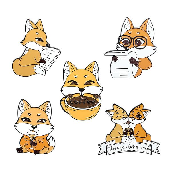 kawaii fox animal cartoon enamel brooches pin for women girl fashion jewelry accessories metal vintage brooches pins badge wholesale gift, Gray
kawaii fox animal cartoon enamel brooches pin for women girl fashion jewelry accessories metal vintage brooches pins badge wholesale gift, Gray