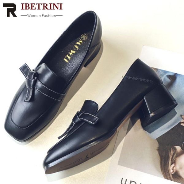 ribetrini female solid med chunky heels shoes woman concise slip-on dress pumps women cool square toe office pumps, Black
ribetrini female solid med chunky heels shoes woman concise slip-on dress pumps women cool square toe office pumps, Black