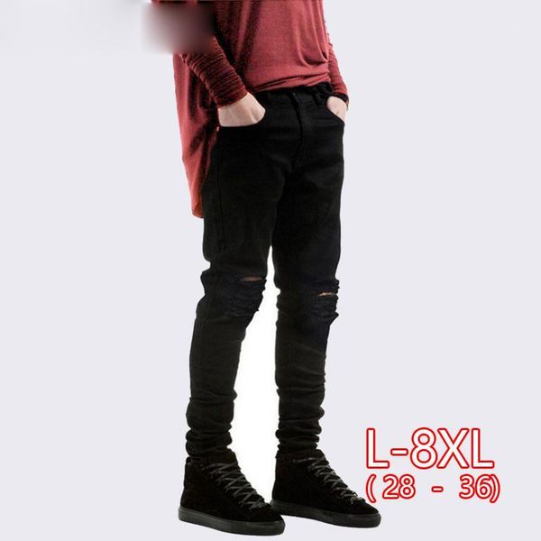 2020 new hip hop black ripped jeans men with holes denim skinny jeans men slim fit jean pants streetwear biker1, Blue
2020 new hip hop black ripped jeans men with holes denim skinny jeans men slim fit jean pants streetwear biker1, Blue
