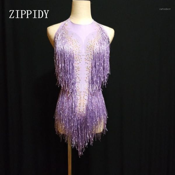 stage wear purple red fringes rhinestones bodysuit dance show one-piece costume women's performance leotard female singer clothing1, Black;red
stage wear purple red fringes rhinestones bodysuit dance show one-piece costume women's performance leotard female singer clothing1, Black;red