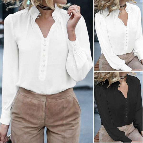 women's shirts zanzea 2020 fashion long sleeve blouses plus size ladies elegant work white casual stand collar tunic blusas1
women's shirts zanzea 2020 fashion long sleeve blouses plus size ladies elegant work white casual stand collar tunic blusas1