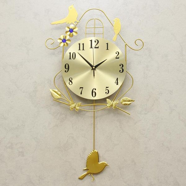 wall clock living room creative bird wall clock personality modern decorative watch simple atmosphere swing mute
wall clock living room creative bird wall clock personality modern decorative watch simple atmosphere swing mute