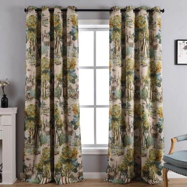 blackout window double layers forest castle nature art decor watercolor style window drapes for bedroom living room
blackout window double layers forest castle nature art decor watercolor style window drapes for bedroom living room