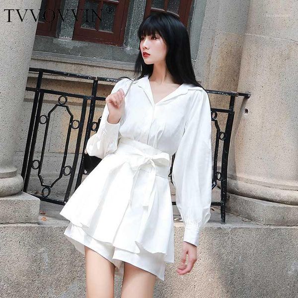 tvvovvin white shirt casual two peices set for women 2020 fashion new long sleeve + wide leg shorts vintage tide belt ichb1
tvvovvin white shirt casual two peices set for women 2020 fashion new long sleeve + wide leg shorts vintage tide belt ichb1