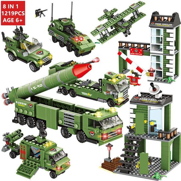 1219pcs военно ракетные войны танк technic строительные блоки наборы армии ww2 оружие brinquedos кирпичи развивающие игрушки для детей yxlsr
1219pcs военно ракетные войны танк technic строительные блоки наборы армии ww2 оружие brinquedos кирпичи развивающие игрушки для детей yxlsr