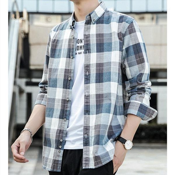 shirt men long sleeve shirts plaid casual cotton autumn spring clothes1, White;black
shirt men long sleeve shirts plaid casual cotton autumn spring clothes1, White;black